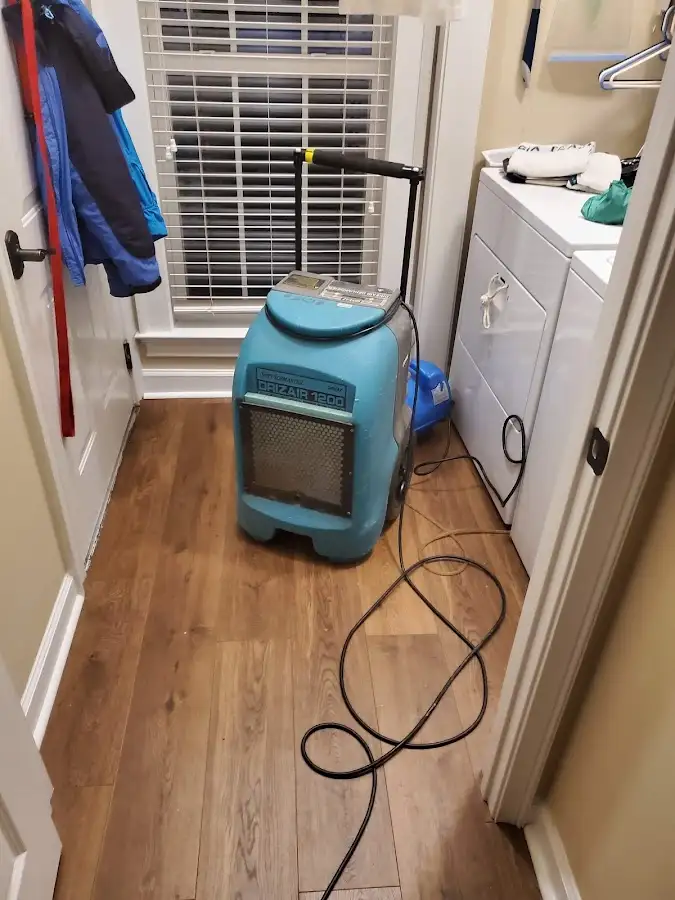 Commercial dehumidifier deployed for Flood Damage Cleanup in Southold